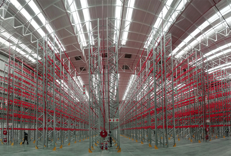 Inside of the New Distribution Centre Warehouse Krugersdorp